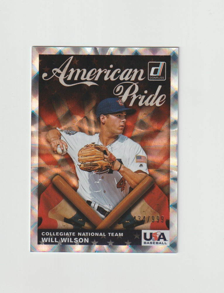 2019 Donruss American Pride #AP2 Will Wilson