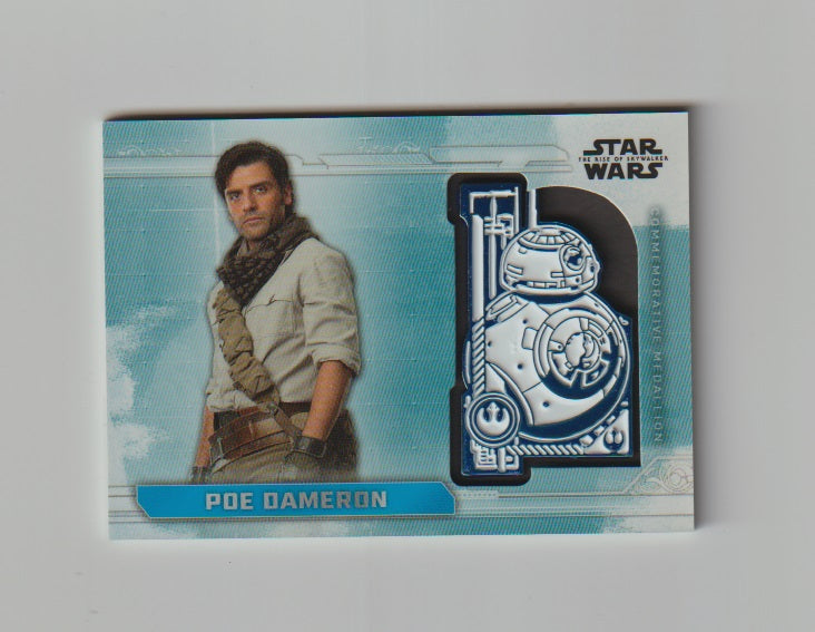 2019 Star Wars The Rise of Skywalker Series 1 ManuPatch #MC-BP Poe Dameron