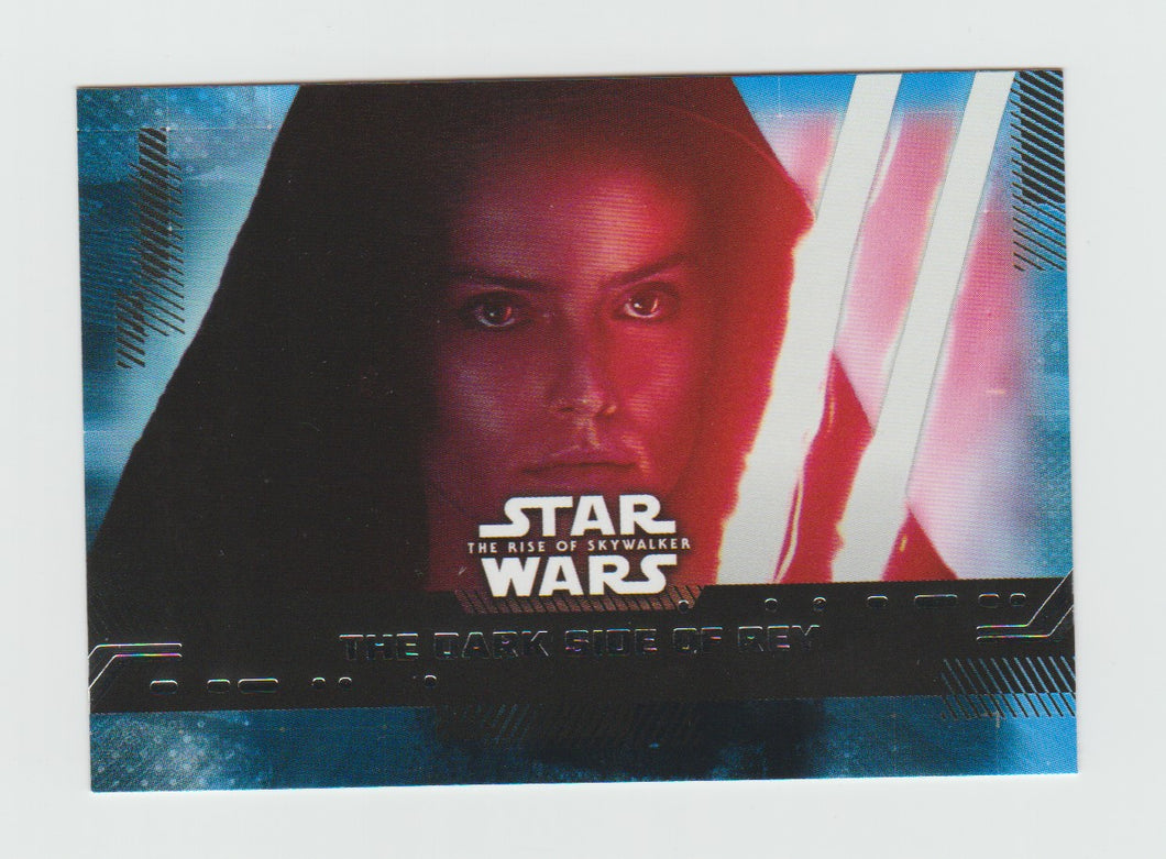 2019 Topps Star Wars The Rise of Skywalker Series 1 Blue #76 The Dark Side of Rey