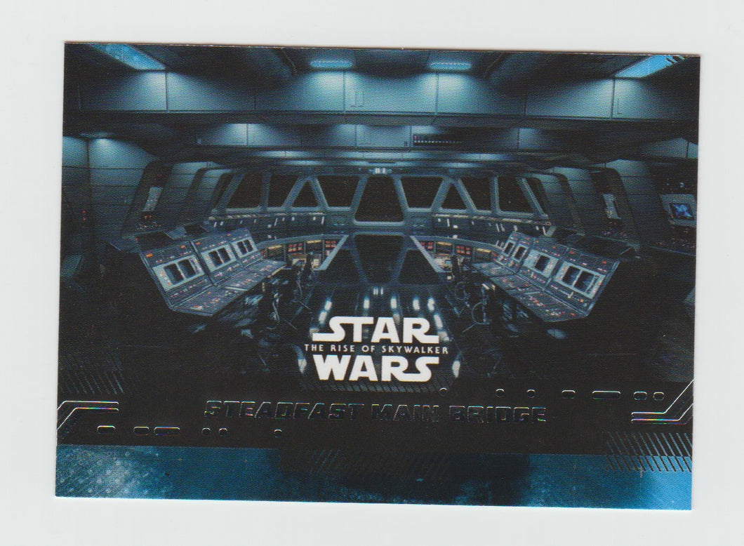 2019 Topps Star Wars The Rise of Skywalker Series 1 Blue #94 Steadfast Main Bridge