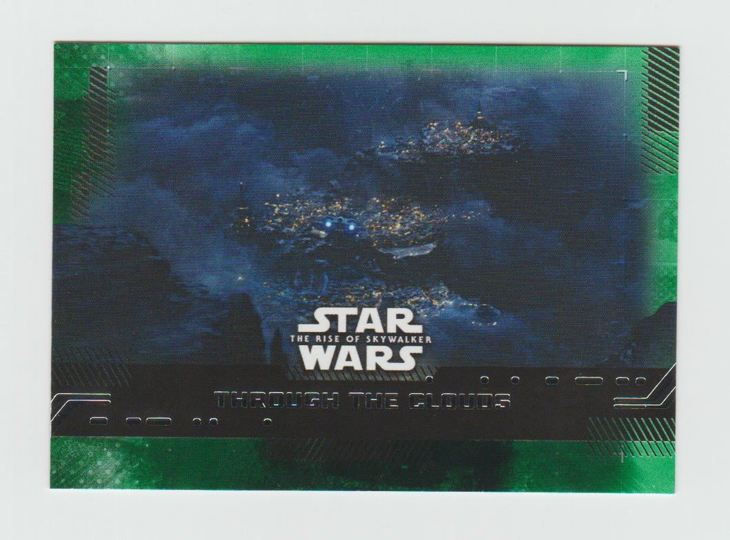 2019 Topps Star Wars The Rise of Skywalker Series 1 Green #64 Through the Clouds