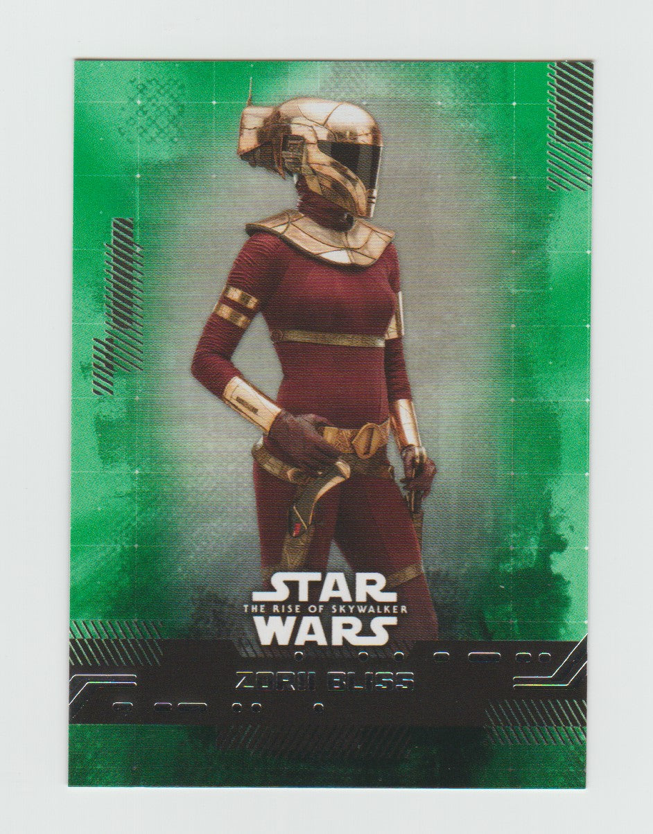 2019 Topps Star Wars The Rise of Skywalker Series 1 Green #8 Zorii Bliss