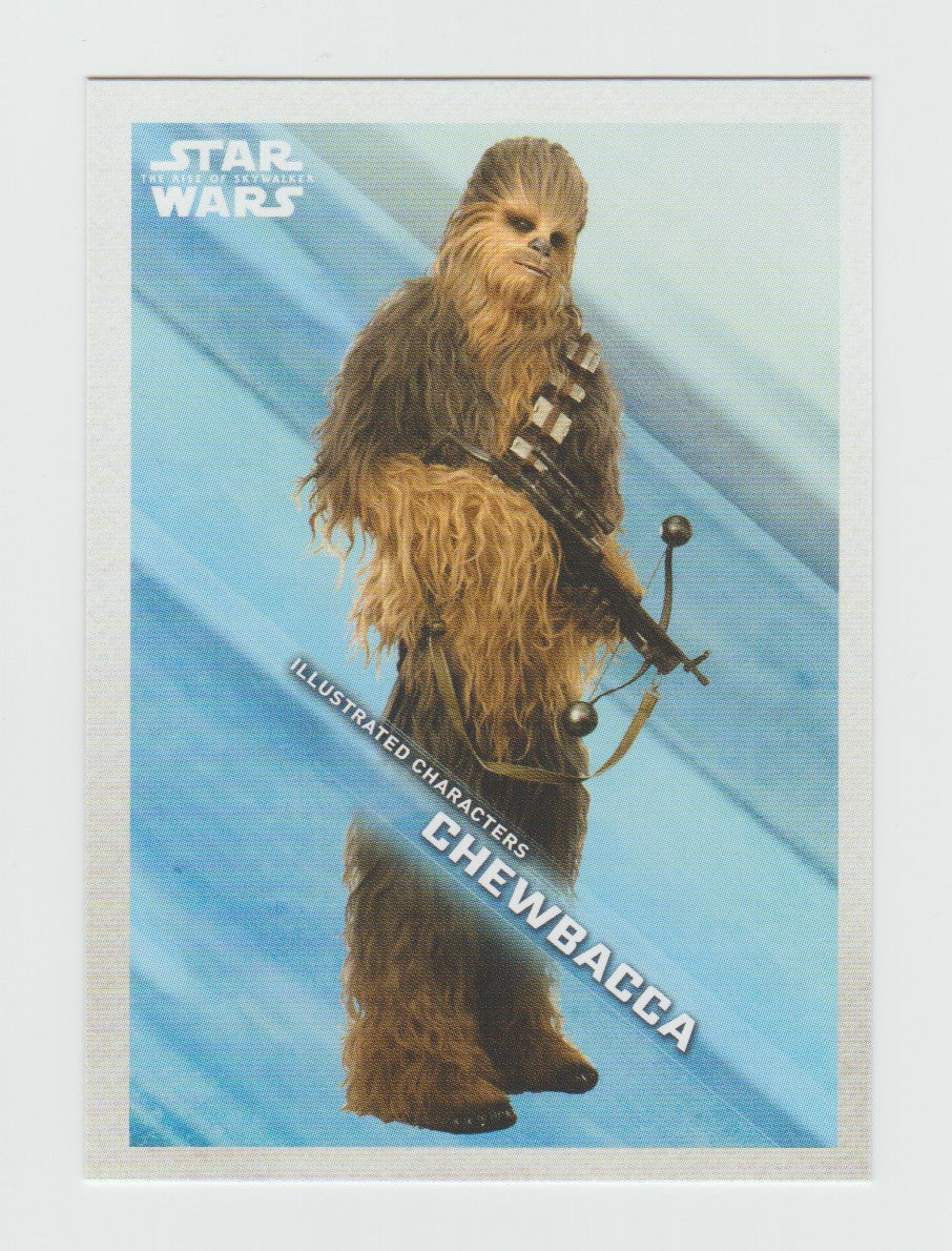 2019 Topps Star Wars The Rise of Skywalker Series 1 Illustrated Characters #IC-6 Chewbacca