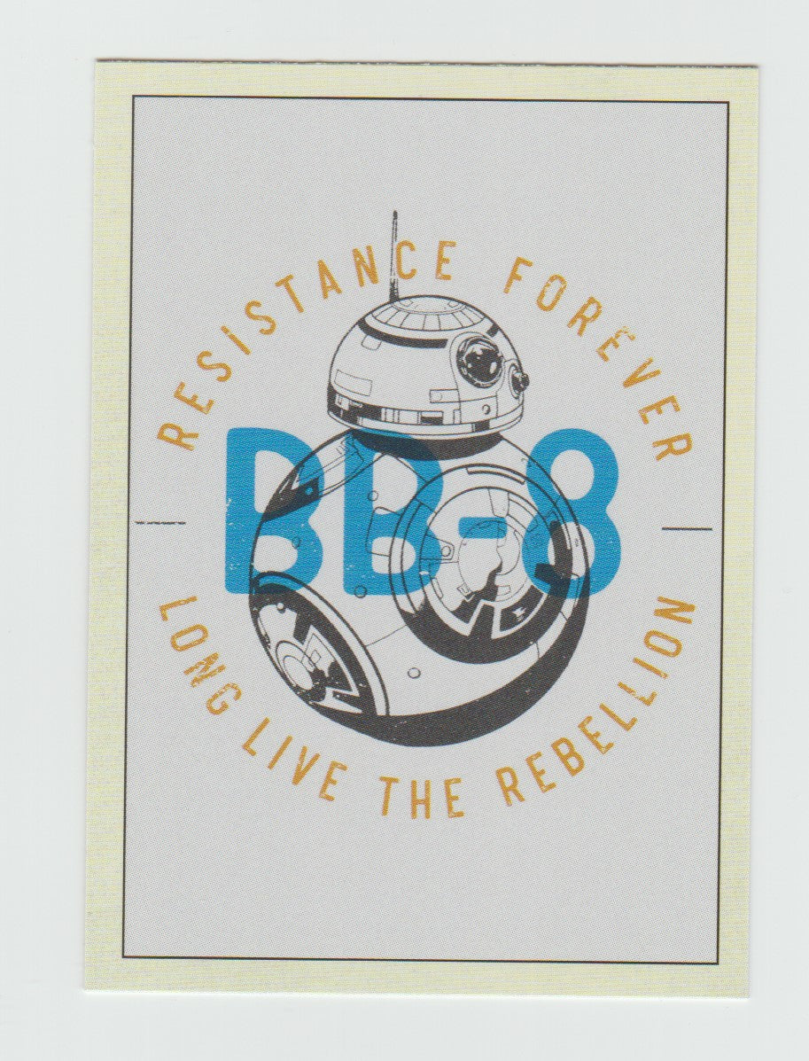 2019 Topps Star Wars The Rise of Skywalker Series 1 Long Live the Resistance #RB-3 BB-8: Resistance Forever