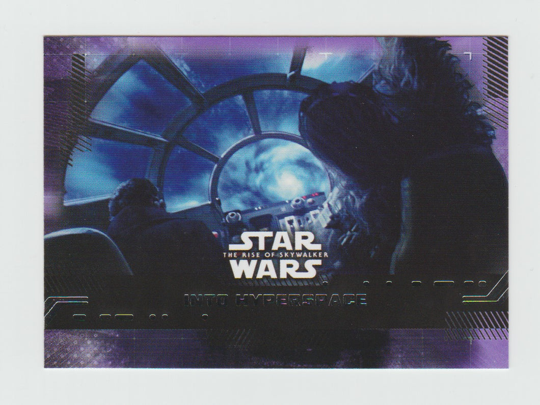 2019 Topps Star Wars The Rise of Skywalker Series 1 Purple #63 Into Hyperspace