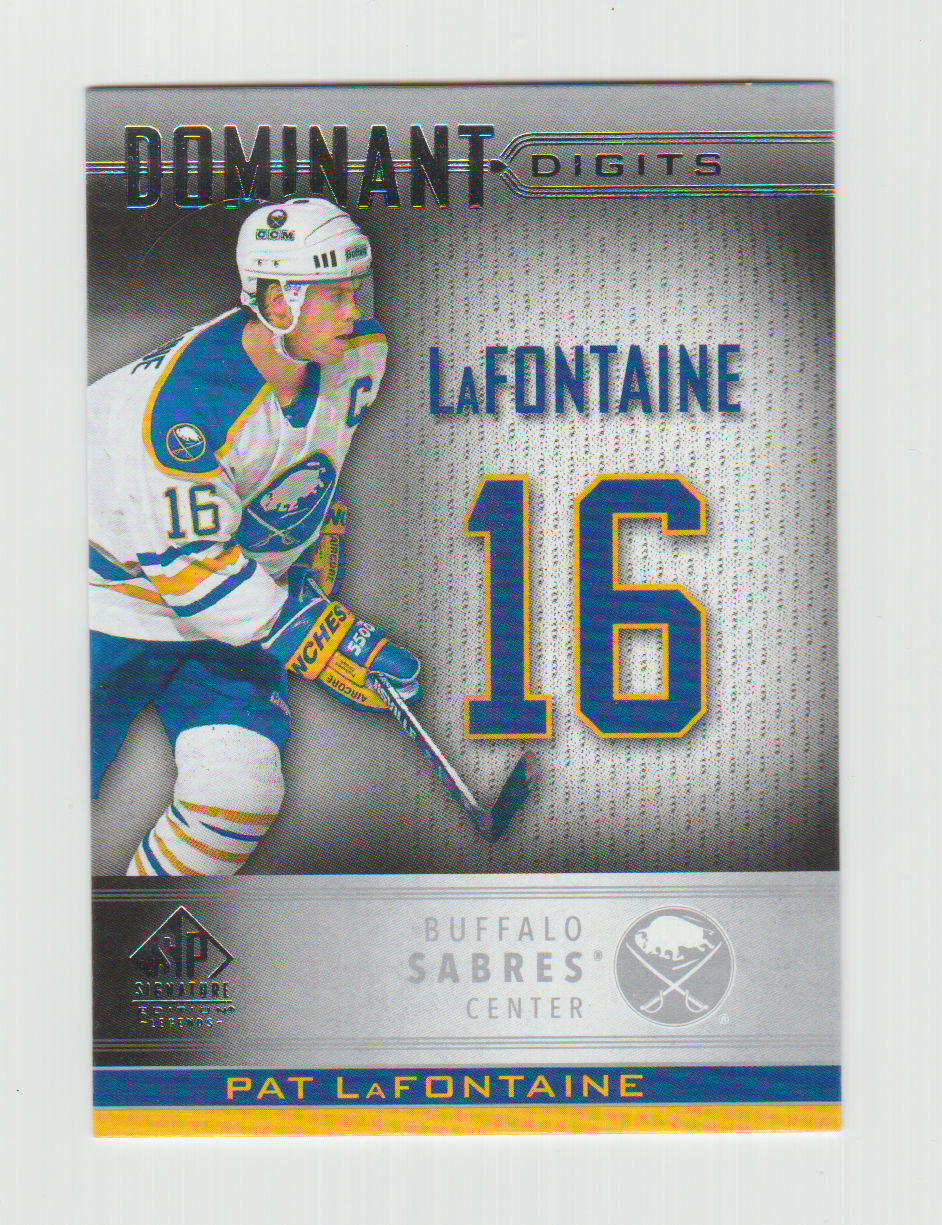 2020-21 SP Signature Edition Legends Dominant Digits #DD-38 Pat LaFontaine