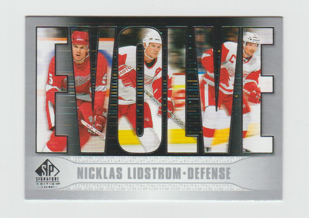 2020-21 SP Signature Edition Legends Evolve #E-35 Nicklas Lidstrom