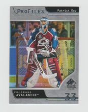 Load image into Gallery viewer, 2020-21 SP Signature Edition Legends Profiles #P-35 Patrick Roy
