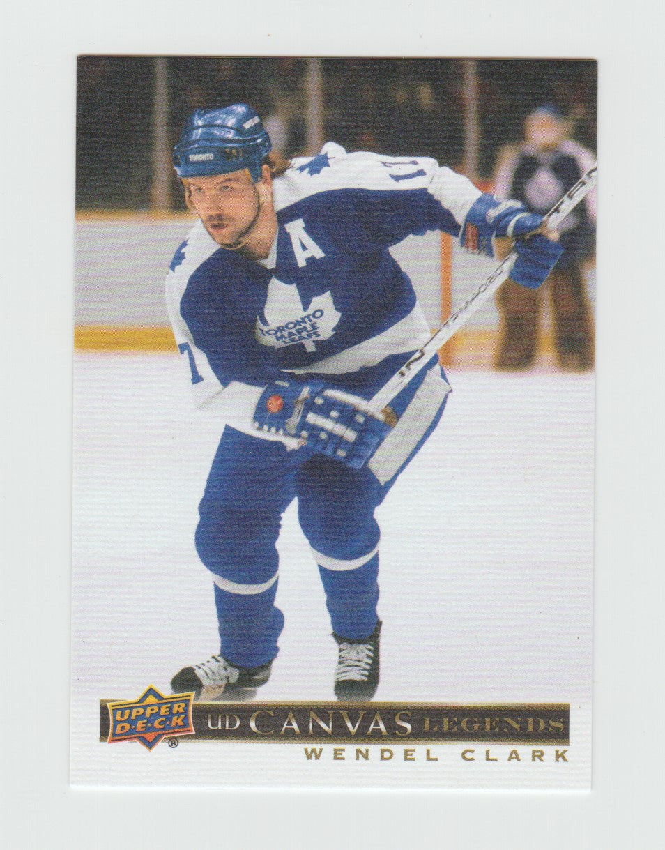 2020-21 SP Signature Edition Legends UD Canvas Legends #C-38 Wendel Clark