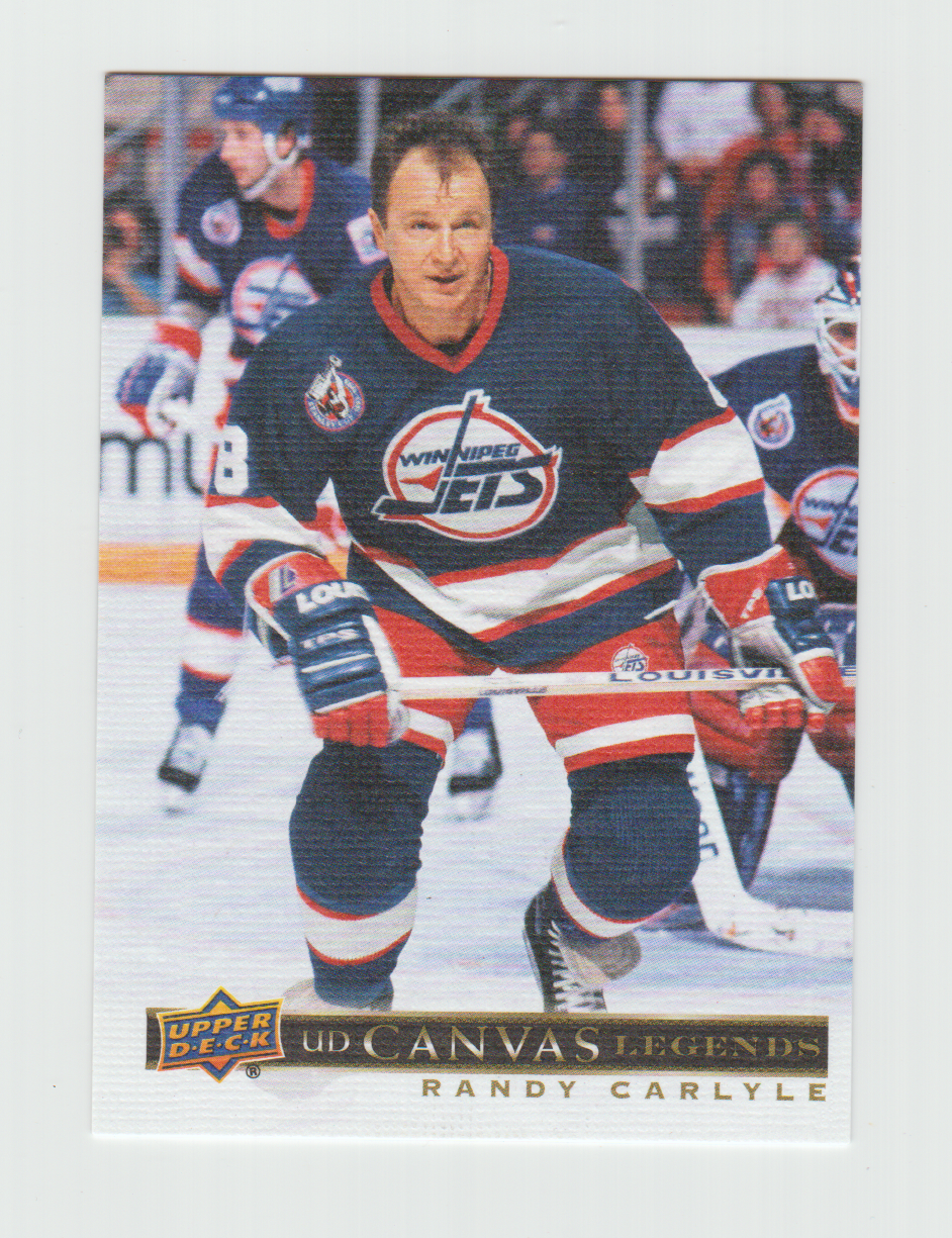 2020-21 SP Signature Edition Legends UD Canvas Legends #C-8 Randy Carlyle