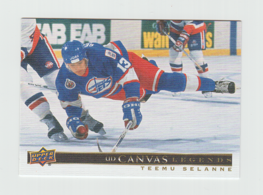 2020-21 SP Signature Edition Legends UD Canvas Legends #C-95 Teemu Selanne