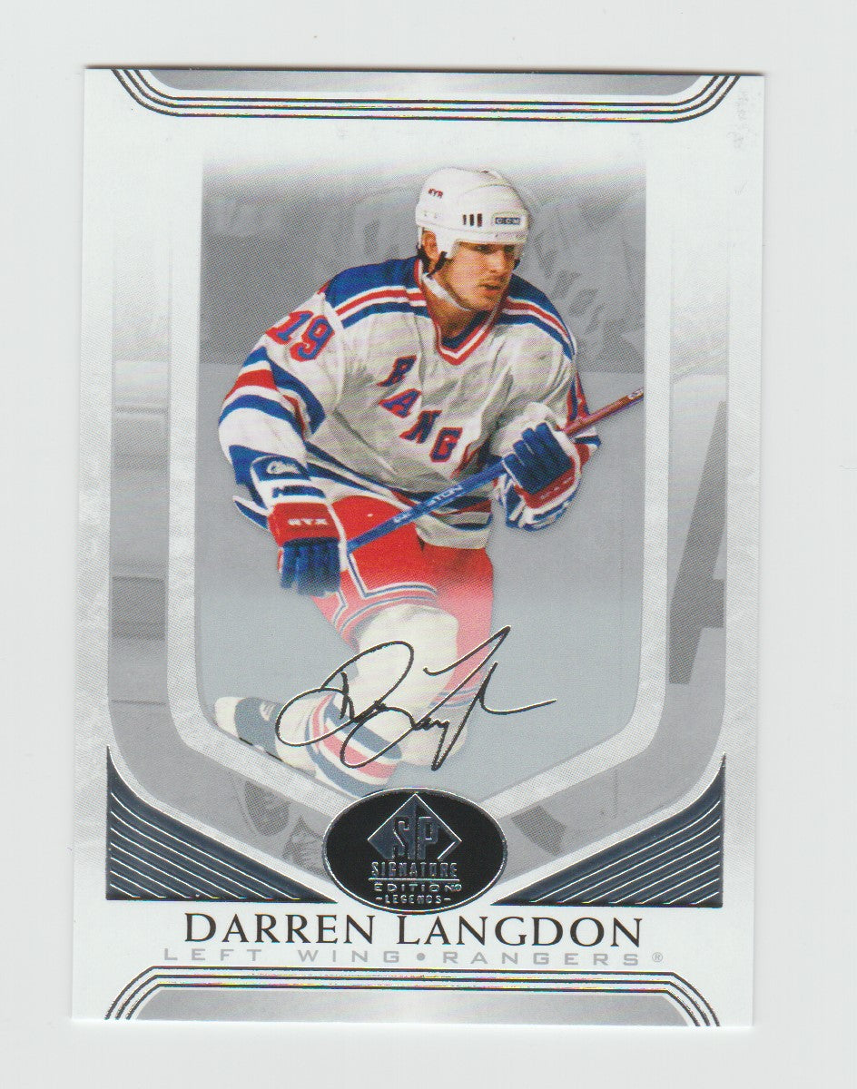 2020-21 SP Signature Edition Legends #178 Darren Langdon