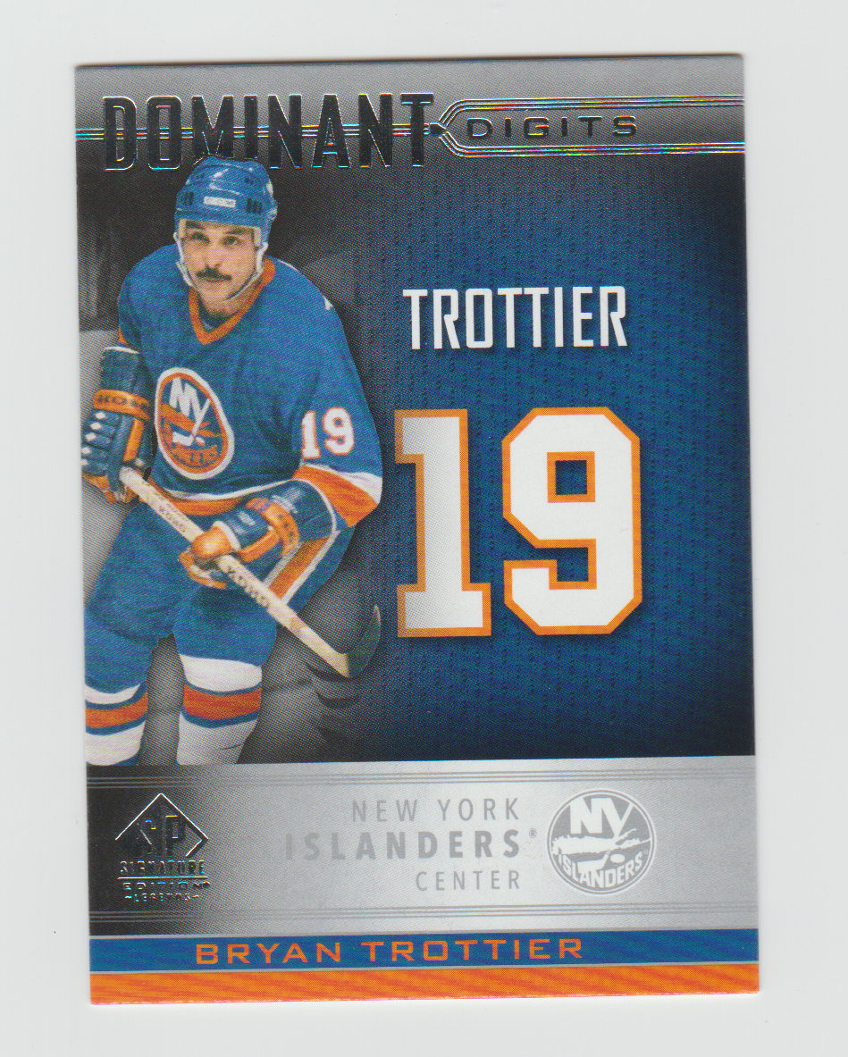 2020-21 SP Signature Edition Legends Dominant Digits #DD-33 Bryan Trottier