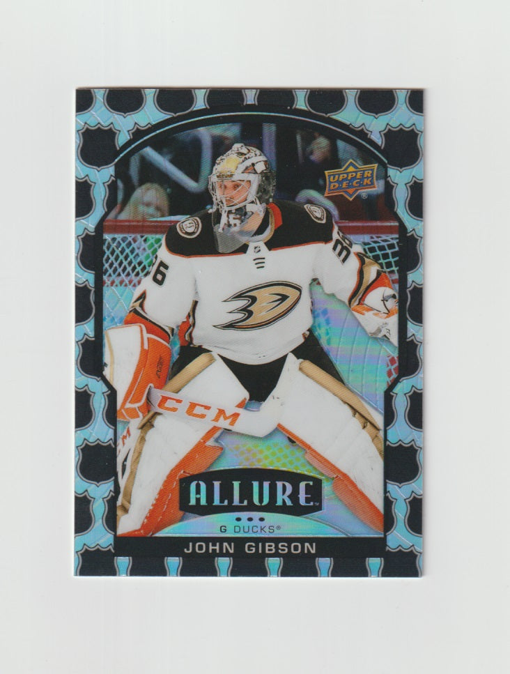2020-21 Upper Deck Allure 2005 Shield #18 John Gibson