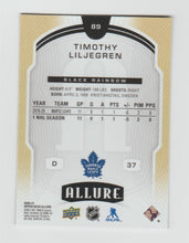 Load image into Gallery viewer, 2020-21 Upper Deck Allure Black Rainbow #89 Timothy Liljegren
