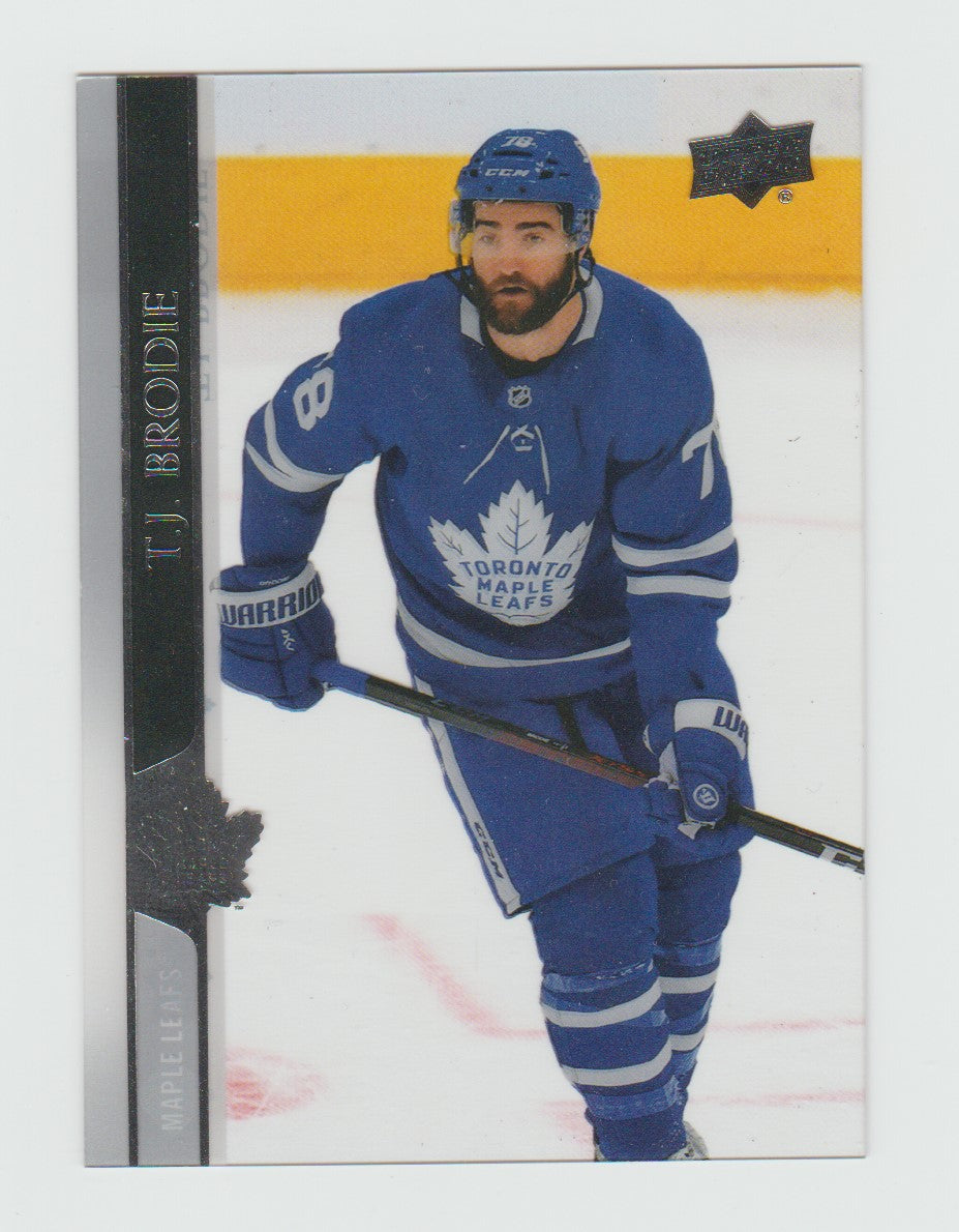 2020-21 Upper Deck Clear Cut #629 T.J. Brodie