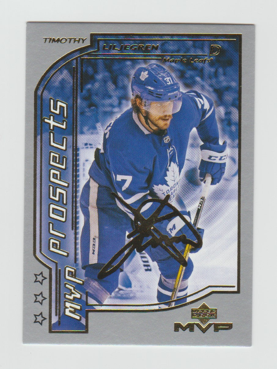 2020-21 Upper Deck MVP 20th Anniversary Third Star #80 Timothy Liljegren