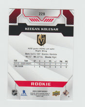 Load image into Gallery viewer, 2020-21 Upper Deck MVP Red #229 Keegan Kolesar
