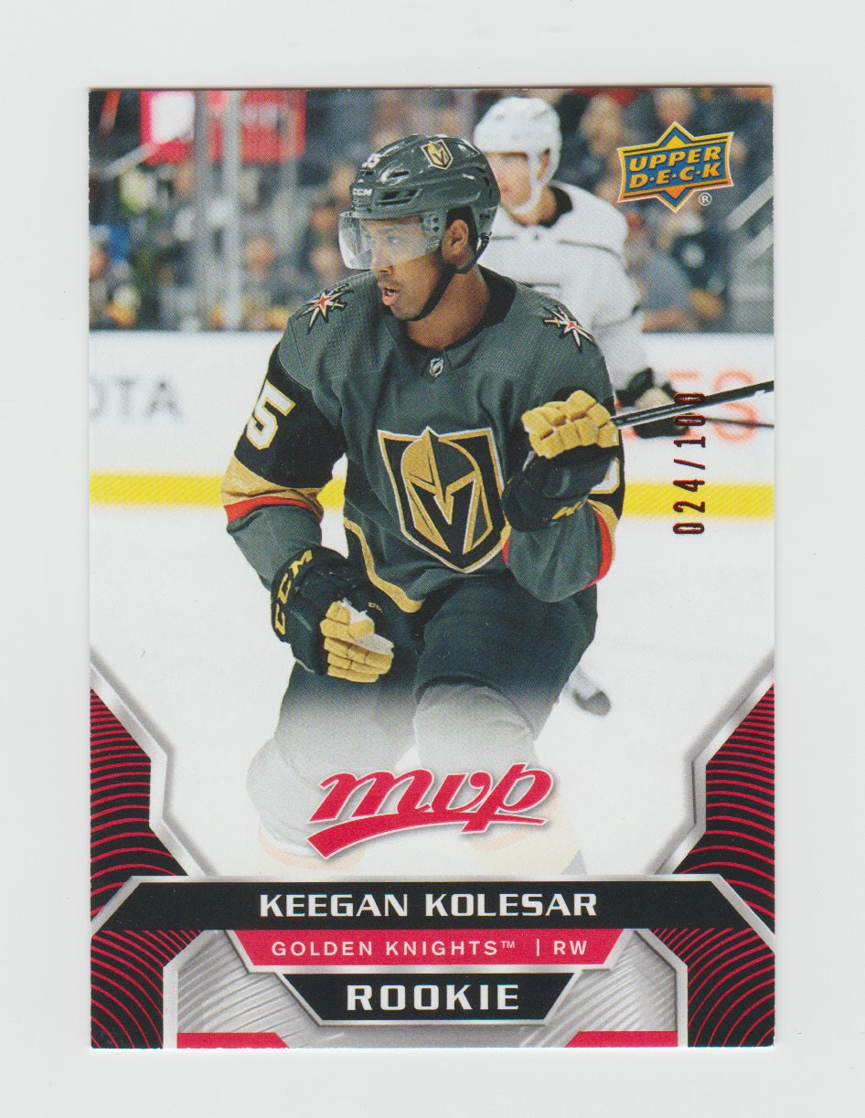 2020-21 Upper Deck MVP Red #229 Keegan Kolesar