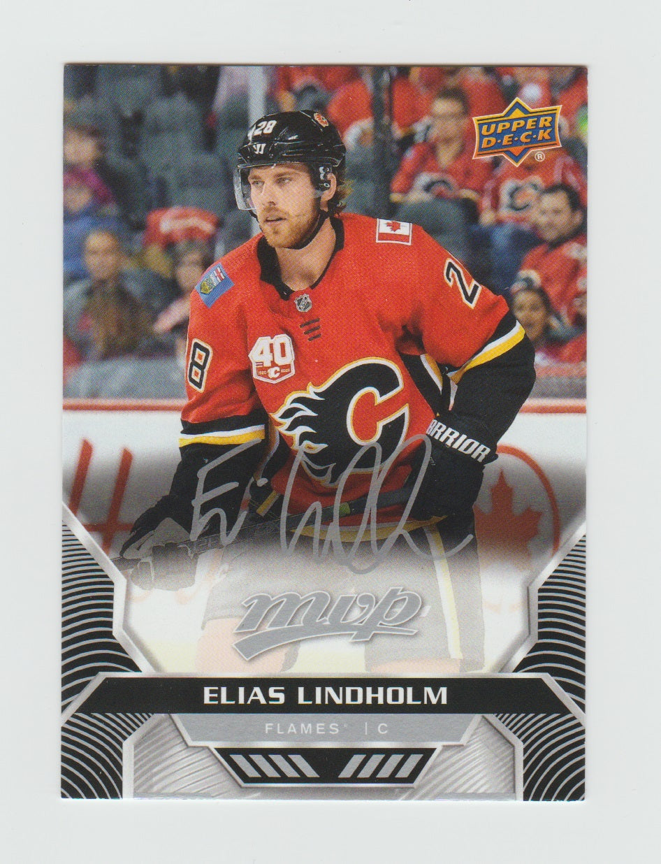 2020-21 Upper Deck MVP Silver Script #104 Elias Lindholm