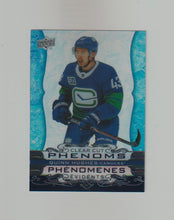 Load image into Gallery viewer, 2020-21 Upper Deck Tim Hortons Clear Cut Phenoms #CC-10 Quinn Hughes
