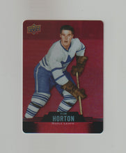 Load image into Gallery viewer, 2020-21 Upper Deck Tim Hortons Red Die Cuts #DC-1 Tim Horton
