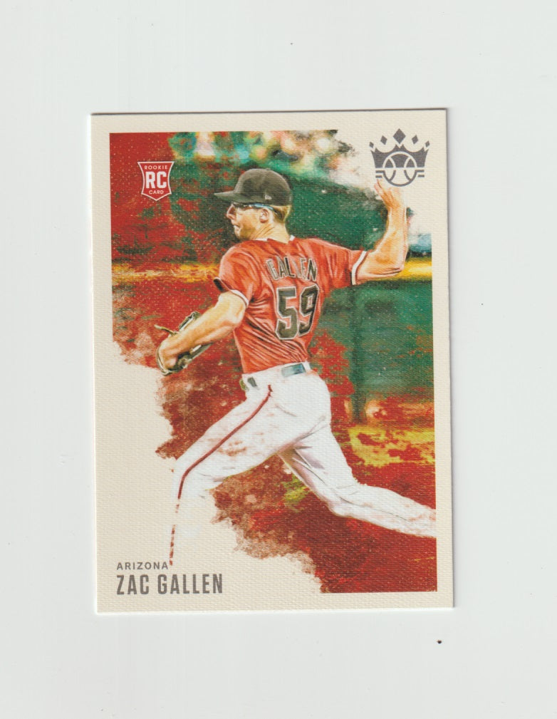 2020 Diamond Kings Rookie RC Card #51 Zac Gallen