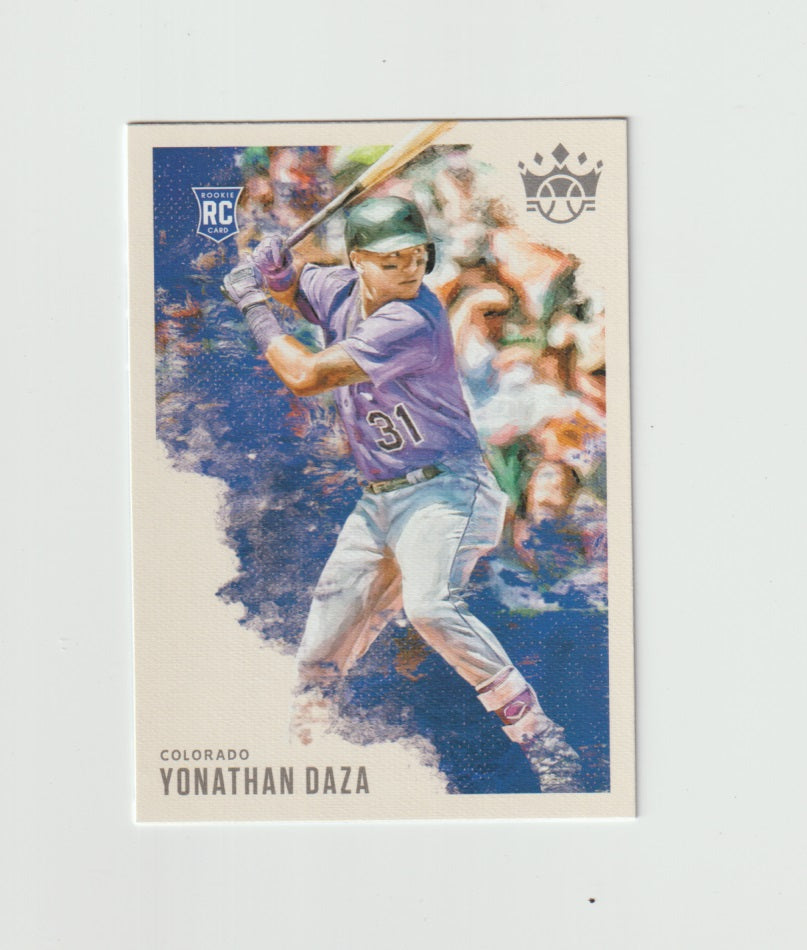 2020 Diamond Kings Rookie RC Card #63 Yonathan Daza