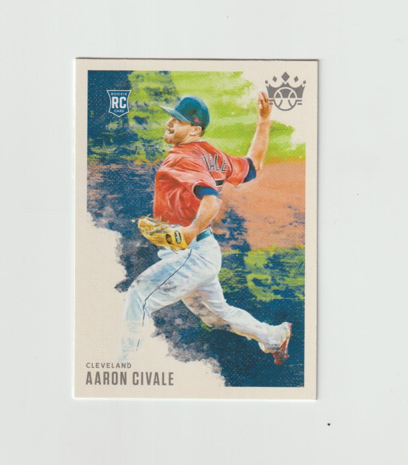 2020 Diamond Kings Rookie RC Card #88 Aaron Civale