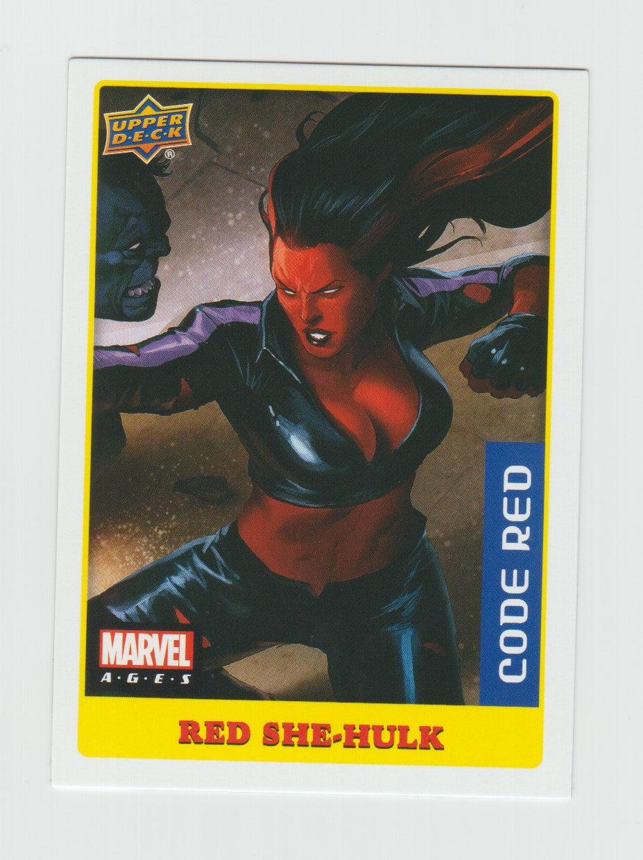 2020 Marvel Ages Stickers #22 Red She-Hulk