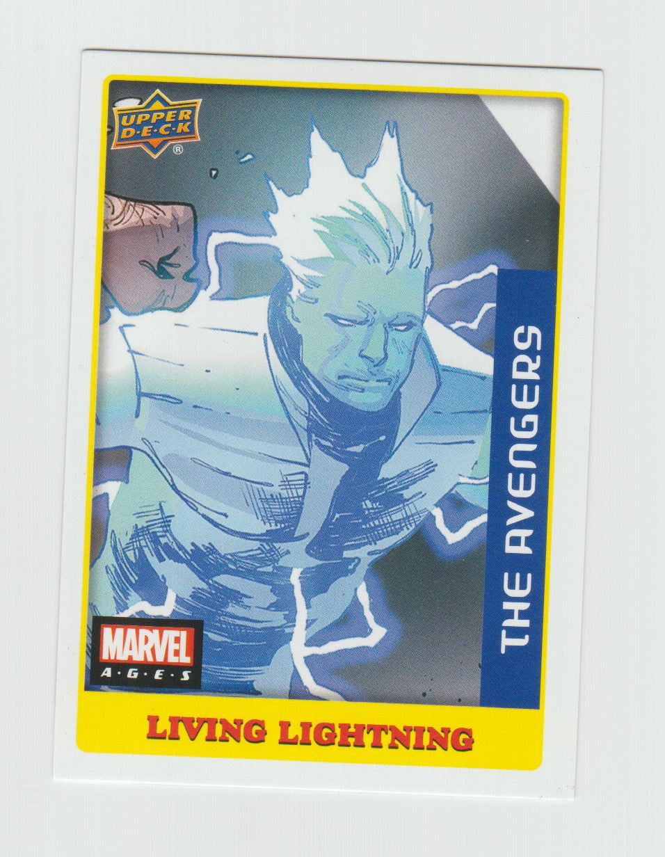 2020 Marvel Ages Stickers #94 Living Lightning