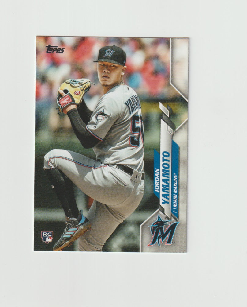 2020 Topps Rookie Card #249 Jordan Yamamoto