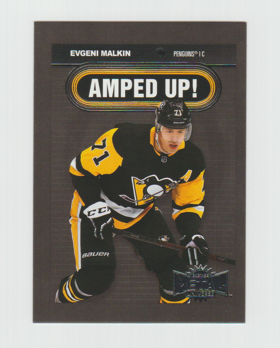 2021-22 Metal Universe Amped Up #AU-2 Evgeni Malkin