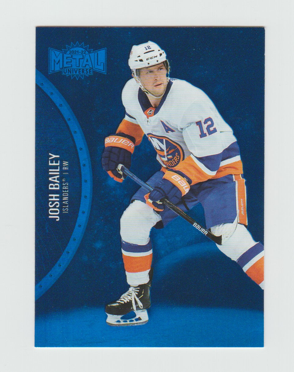 2021-22 Metal Universe Blue Spectrum #23 Josh Bailey