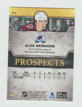 Load image into Gallery viewer, 2021-22 Metal Universe Skybox Premium Prospects #PP-30 Alex Newhook
