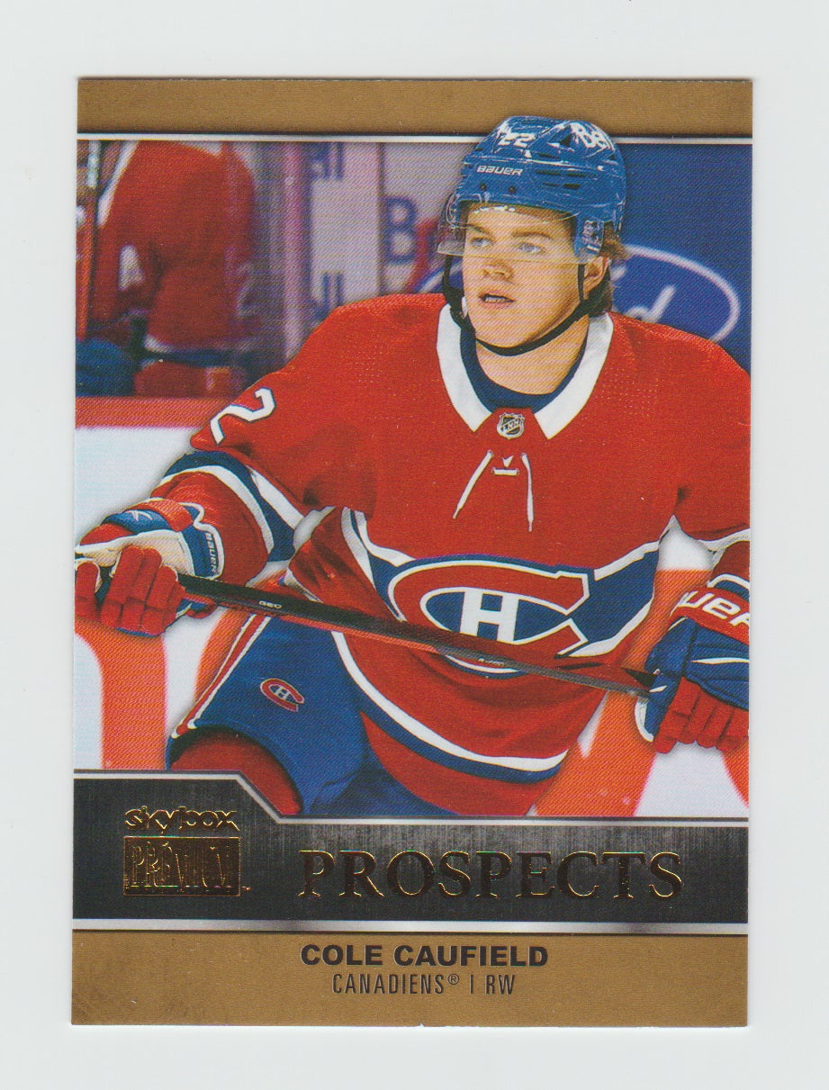 2021-22 Metal Universe Skybox Premium Prospects #PP-1 Cole Caufield