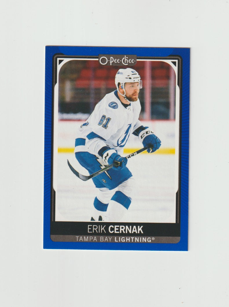 2021-22 O-Pee-Chee Blue #227 Erik Cernak