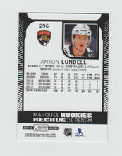 Load image into Gallery viewer, 2021-22 O-Pee-Chee Platinum Marquee Rookies #296 Anton Lundell
