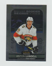 Load image into Gallery viewer, 2021-22 O-Pee-Chee Platinum Marquee Rookies #296 Anton Lundell
