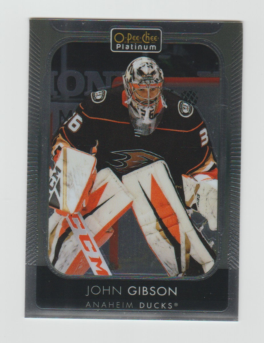 2021-22 O-Pee-Chee Platinum #17 John Gibson