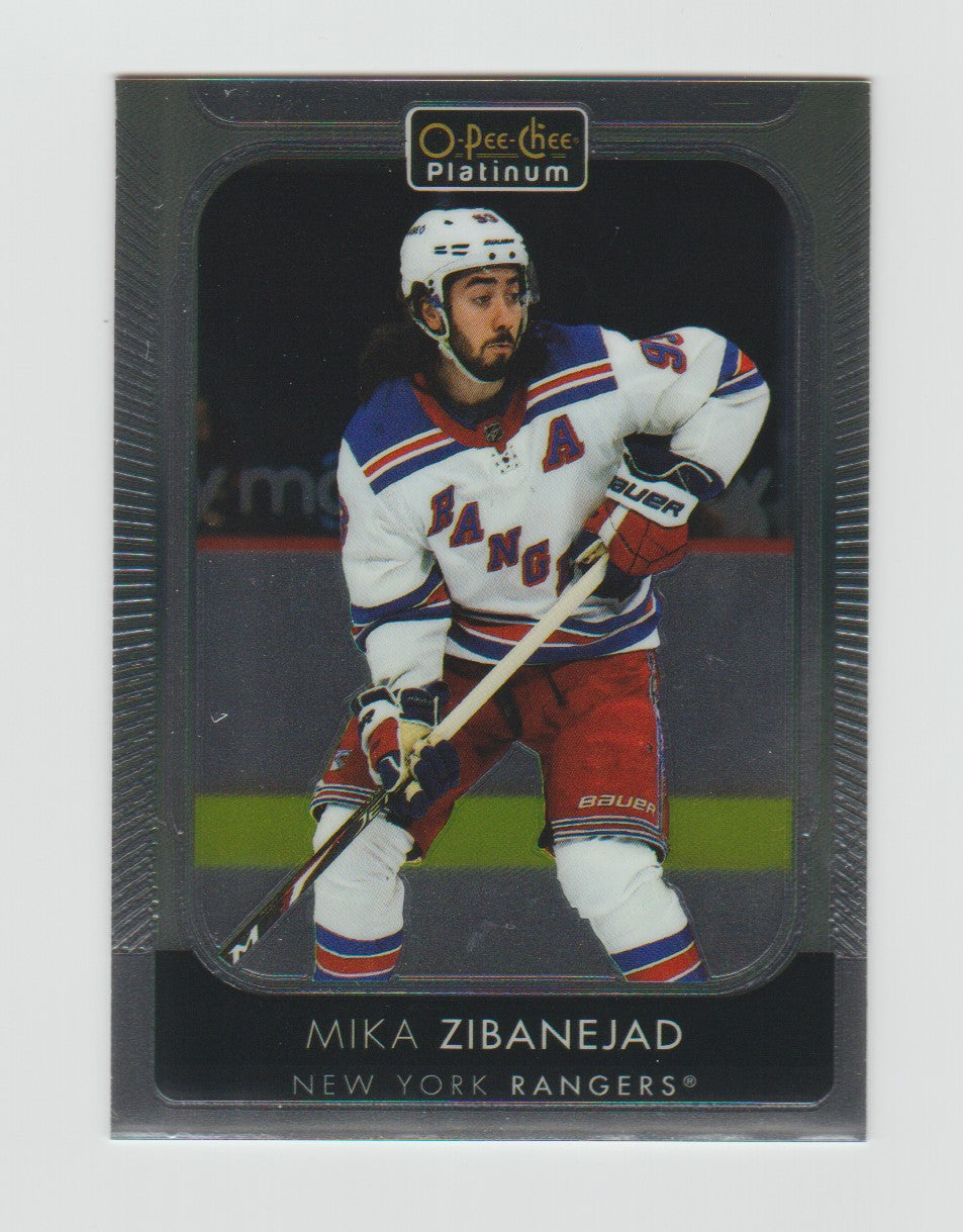 2021-22 O-Pee-Chee Platinum #72 Mika Zibanejad