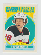 Load image into Gallery viewer, 2021-22 O-Pee-Chee Retro #618 Dawson Mercer
