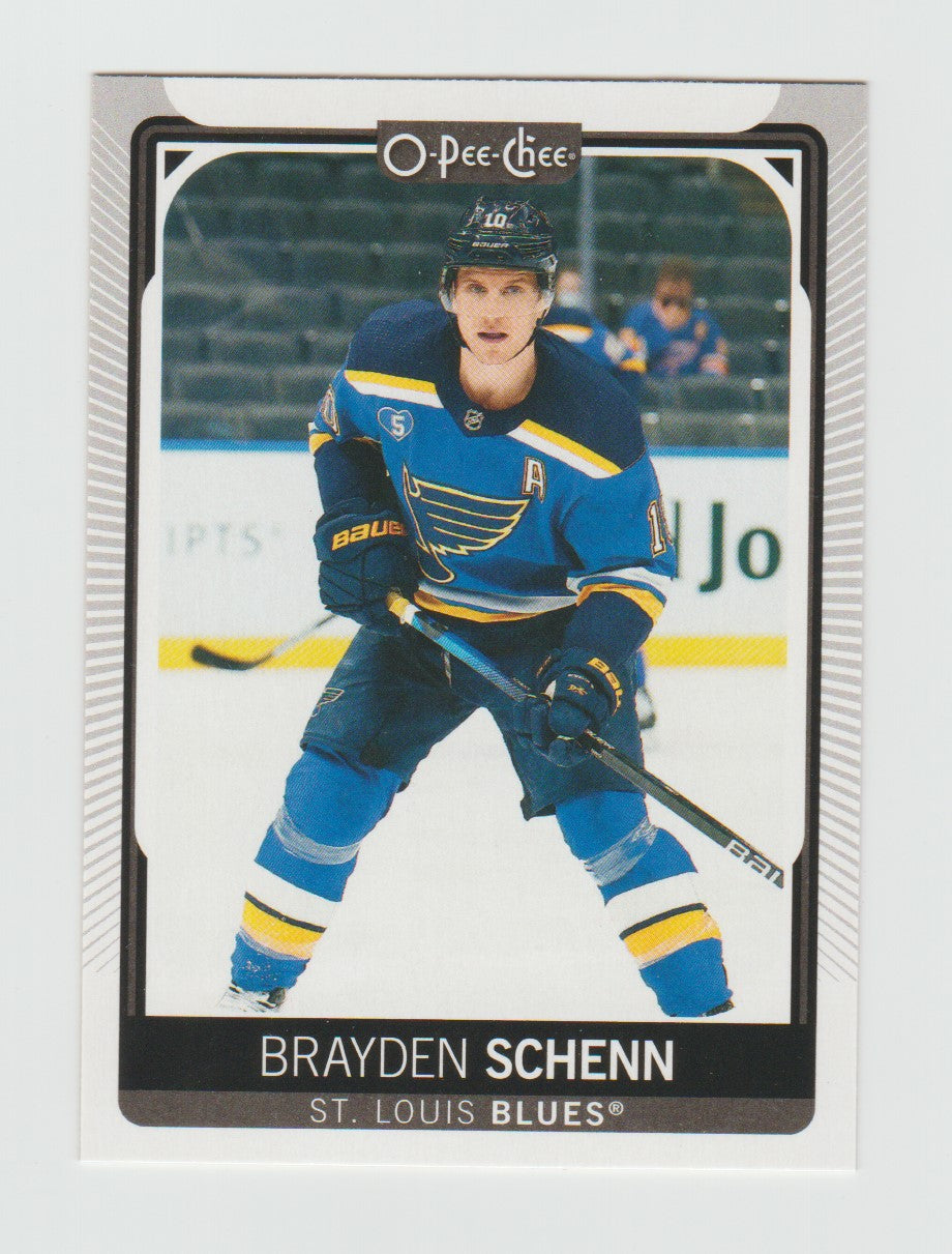 2021-22 O-Pee-Chee #201 Brayden Schenn