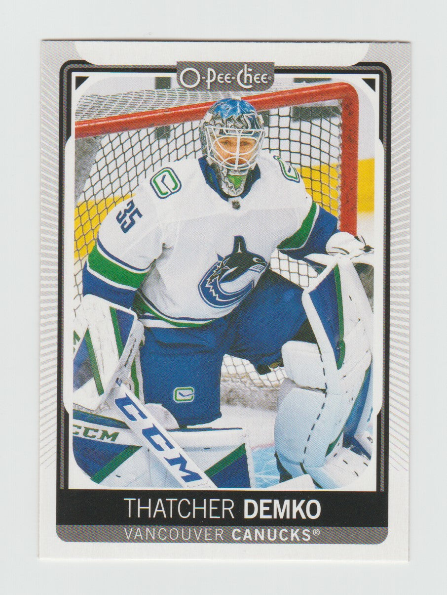 2021-22 O-Pee-Chee #354 Thatcher Demko