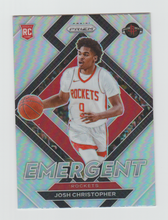 Load image into Gallery viewer, 2021-22 Panini Prizm Emergent Prizms Silver #24 Josh Christopher
