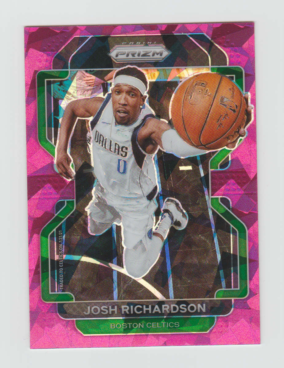 2021-22 Panini Prizm Prizms Pink Ice #161 Josh Richardson