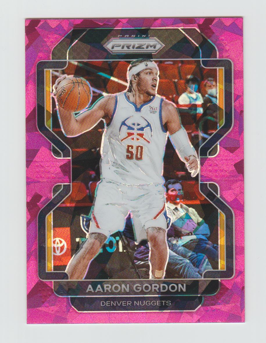 2021-22 Panini Prizm Prizms Pink Ice #217 Aaron Gordon