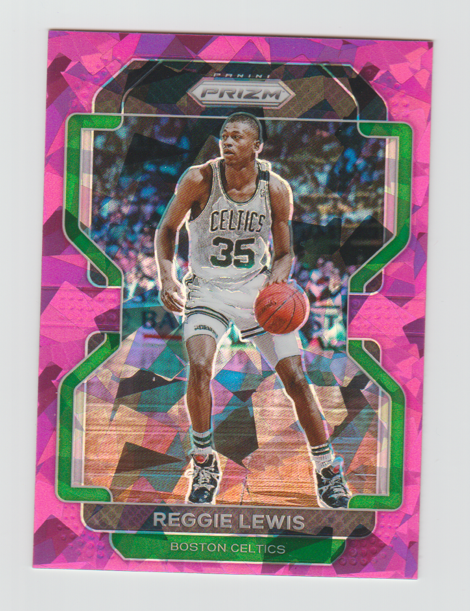 2021-22 Panini Prizm Prizms Pink Ice #279 Reggie Lewis