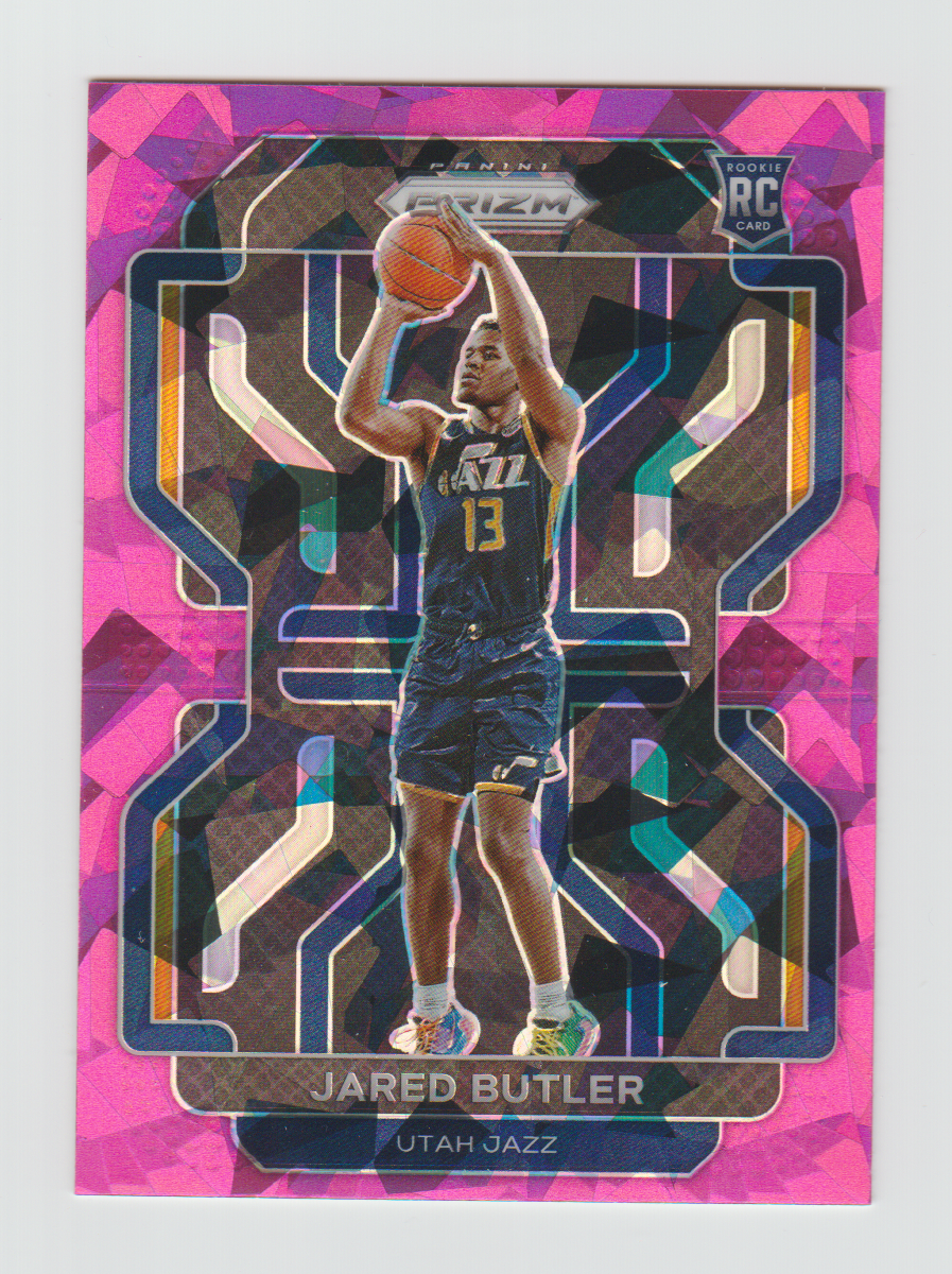 2021-22 Panini Prizm Prizms Pink Ice #290 Jared Butler