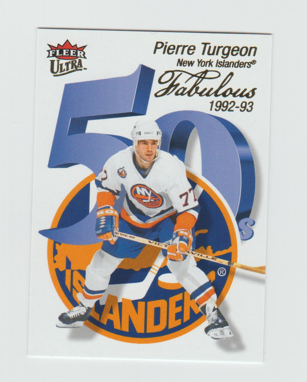 2021-22 Ultra Fabulous 50's #FF-30 Pierre Turgeon